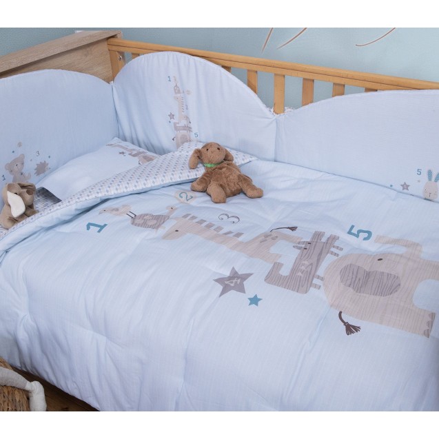 Βρεφικό Πάπλωμα Nef-Nef Favorite Toys Indonesia L.Blue 110x140 Βρεφικό Πάπλωμα Nef-Nef Favorite Toys Indonesia L.Blue 110x140
