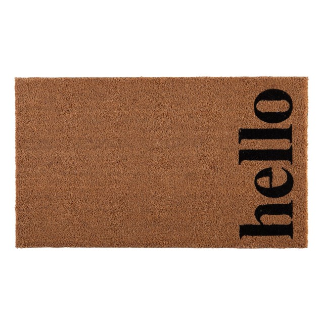 Ταπέτο Εισόδου Nef-Nef Hello Natural 45x75 Ταπέτο Εισόδου Nef-Nef Hello Natural 45x75