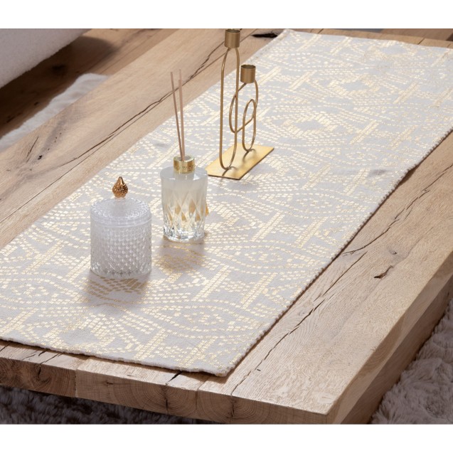 Τραβέρσα Nef-Nef Glam Silver 45x150 Τραβέρσα Nef-Nef Glam Silver 45x150