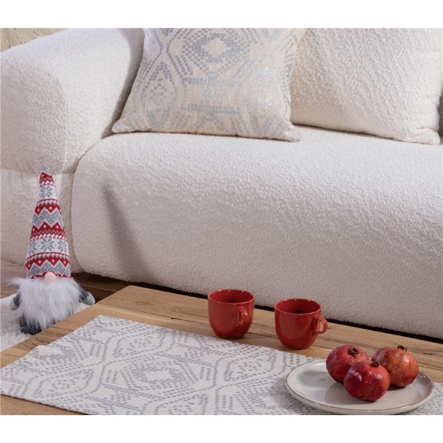 Τραβέρσα Nef-Nef Glam Silver 45x150 Τραβέρσα Nef-Nef Glam Silver 45x150