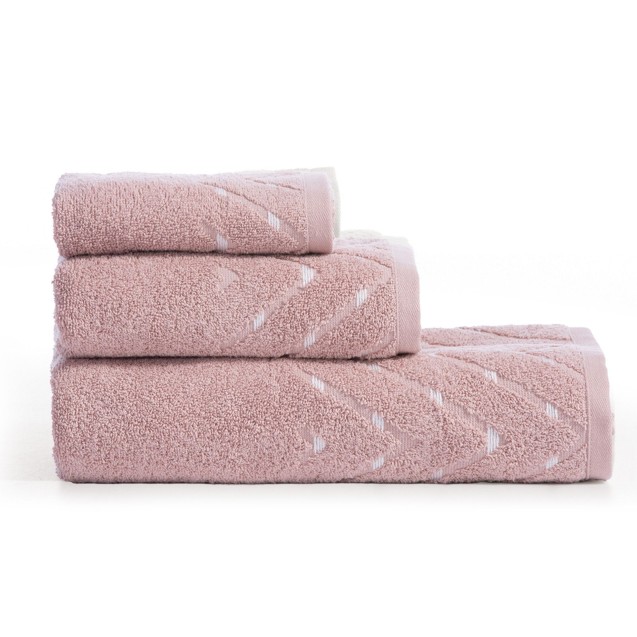 Πετσέτα Προσώπου Nef-Nef Cheville Pink 50x90 Πετσέτα Προσώπου Nef-Nef Cheville Pink 50x90