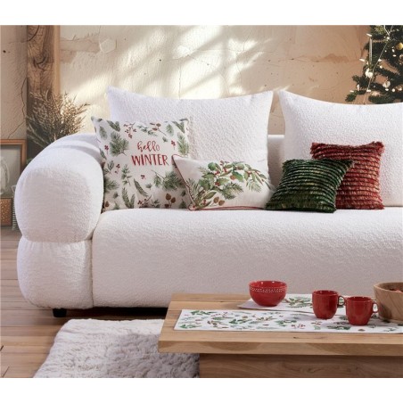 Χριστουγεννιάτικο Διακοσμητικό Μαξιλάρι Nef-Nef Hello Winter Green 30x30