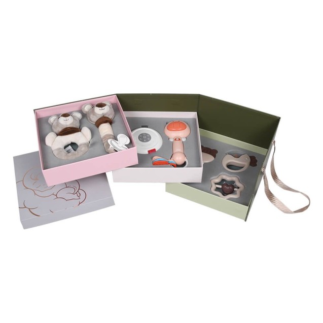 Σετ Δώρου 7τμχ Bebe Stars Teddy Bear with night lamp & music 60-117 Σετ Δώρου 7τμχ Bebe Stars Teddy Bear with night lamp & music 60-117