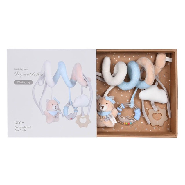 Μαλακό Σπιράλ Δραστηριοτήτων Bebe Stars Teddy Flower Spiral Toy 60-111 Μαλακό Σπιράλ Δραστηριοτήτων Bebe Stars Teddy Flower Spiral Toy 60-111