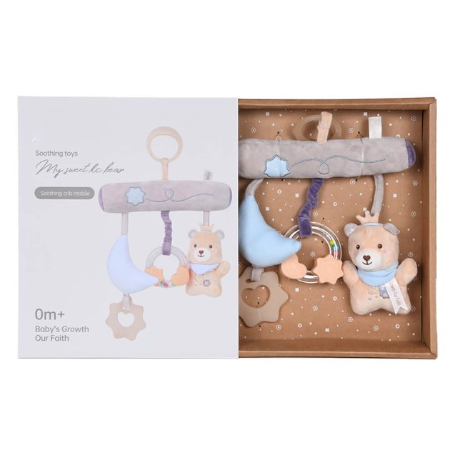 Μαλακό κρεμαστό παιχνίδι Bebe Stars Teddy Flower Hanging Toy 60-110 Μαλακό κρεμαστό παιχνίδι Bebe Stars Teddy Flower Hanging Toy 60-110
