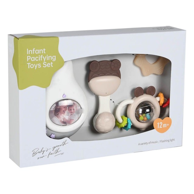 Σετ Δώρου 4τμχ Bebe Stars Teddy Bear Dream Melody 60-100 Σετ Δώρου 4τμχ Bebe Stars Teddy Bear Dream Melody 60-100