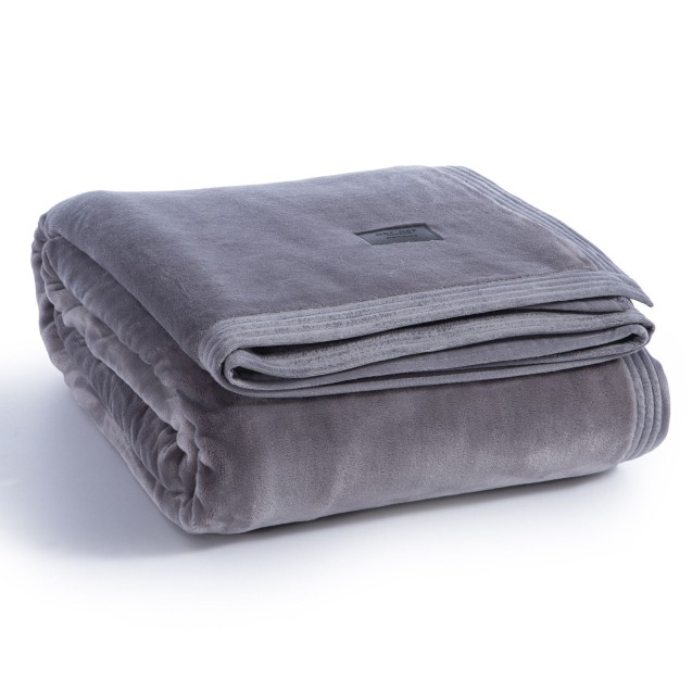 Κουβέρτα Βελουτέ Υπέρδιπλη Nef-Nef Velosso Grey 230x240 Κουβέρτα Βελουτέ Υπέρδιπλη Nef-Nef Velosso Grey 230x240
