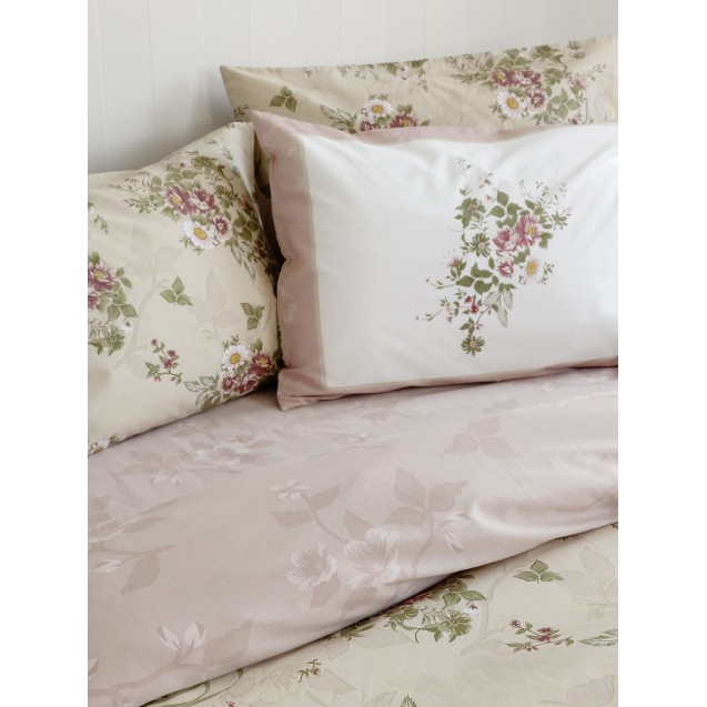 Σετ Παπλωματοθήκη Υπέρδιπλη 3 Τεμαχίων Nima Bouquet 220x240 Σετ Παπλωματοθήκη Υπέρδιπλη 3 Τεμαχίων Nima Bouquet 220x240