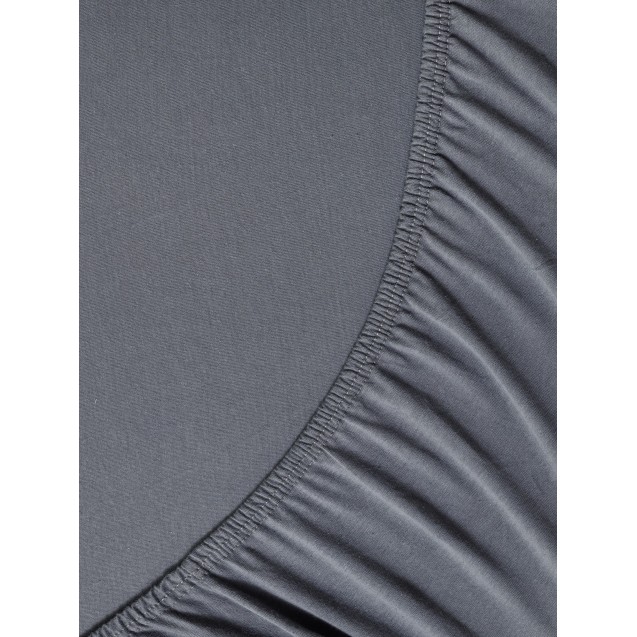 Σεντόνι Υπέρδιπλο Jersey με Λάστιχο Nima Tender Dark Gray 160x200+40 Σεντόνι Υπέρδιπλο Jersey με Λάστιχο Nima Tender Dark Gray 160x200+40