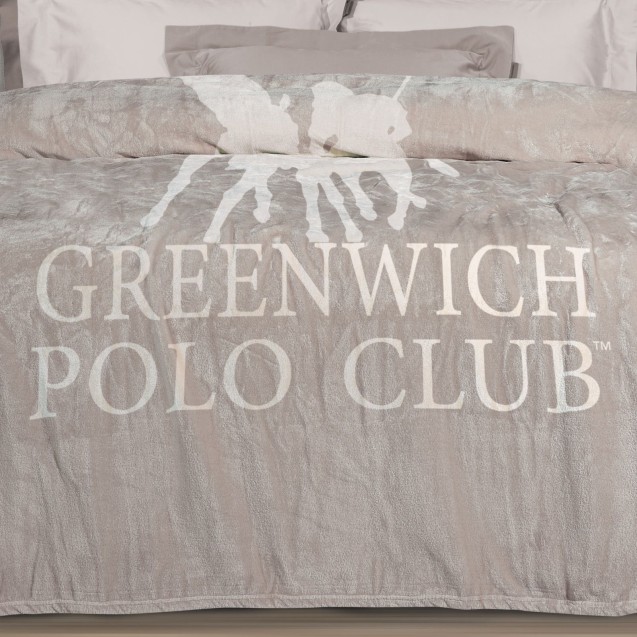 Κουβέρτα Fleece Μονή Greenwich Polo Club 3490 Taupe 160x240 Κουβέρτα Fleece Μονή Greenwich Polo Club 3490 Taupe 160x240