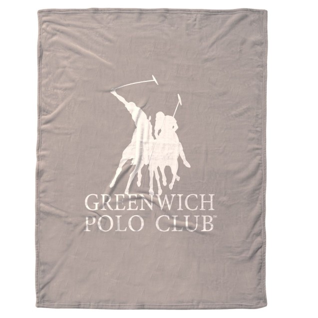 Κουβέρτα Fleece Μονή Greenwich Polo Club 3490 Taupe 160x240 Κουβέρτα Fleece Μονή Greenwich Polo Club 3490 Taupe 160x240