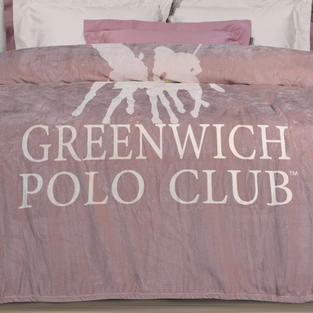 Κουβέρτα Fleece Μονή Greenwich Polo Club 3491 Nude 160x240 Κουβέρτα Fleece Μονή Greenwich Polo Club 3491 Nude 160x240