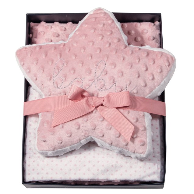 Κουβέρτα Fleece Αγκαλιάς Greenwich Polo Club 8847 Pink-White 75x100 Κουβέρτα Fleece Αγκαλιάς Greenwich Polo Club 8847 Pink-White 75x100