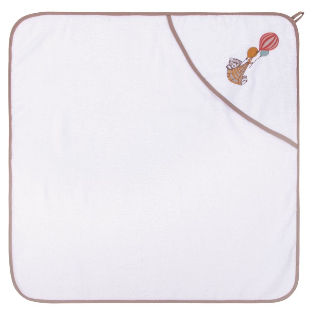 Βρεφική Κάπα Greenwich Polo Club 8850 White-Coffee Brown 80x80 Βρεφική Κάπα Greenwich Polo Club 8850 White-Coffee Brown 80x80