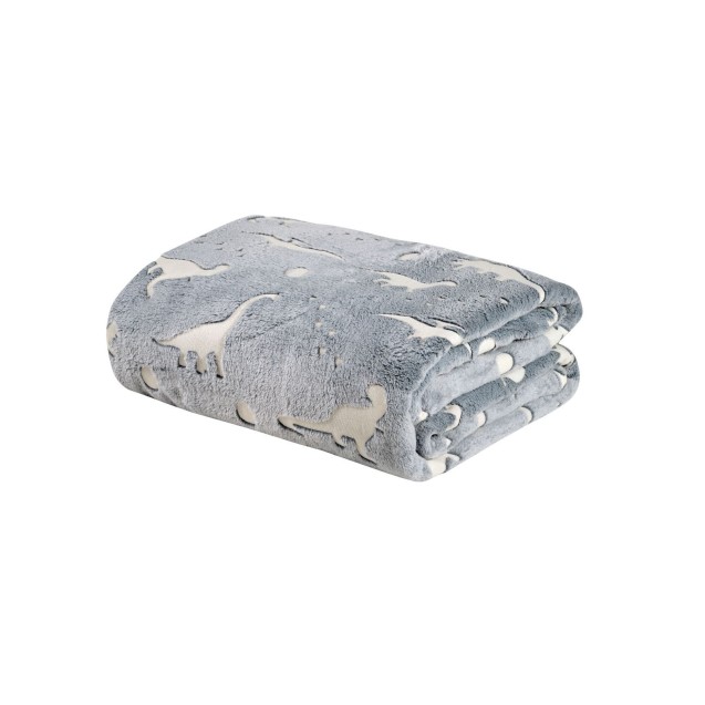 Παιδική Κουβέρτα Fleece Μονή Φωσφοριζέ Das Home 4900 Grey-White 160x220 Παιδική Κουβέρτα Fleece Μονή Φωσφοριζέ Das Home 4900 Grey-White 160x220