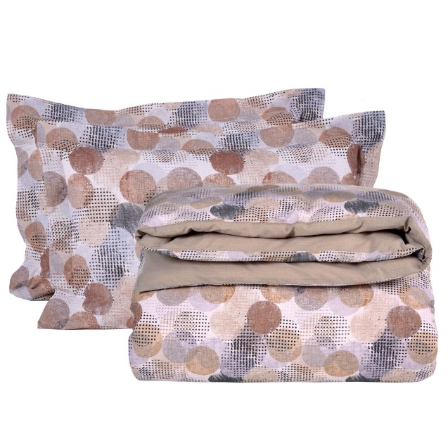 Σετ Σεντόνια Μονά με Λάστιχο 3 Τεμαχίων Das Home 5426 Beige-Taupe-Black 120x200+35 Σετ Σεντόνια Μονά με Λάστιχο 3 Τεμαχίων Das Home 5426 Beige-Taupe-Black 120x200+35