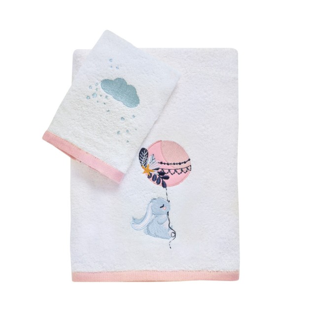 Σετ Βρεφικές Πετσέτες 2 Τεμαχίων Das Home 4915 White-Pink Σετ Βρεφικές Πετσέτες 2 Τεμαχίων Das Home 4915 White-Pink