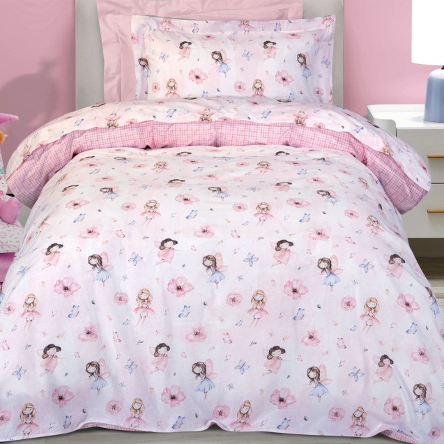 Σετ Σεντόνια Μονά 3 Τεμαχίων Greenwich Polo Club 8849 Pink-Rose 170x240 Σετ Σεντόνια Μονά 3 Τεμαχίων Greenwich Polo Club 8849 Pink-Rose 170x240