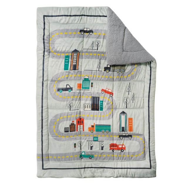 Παιδικό Κουβερτοπάπλωμα με Γούνα Sherpa Μονό Das Home 4924 Grey 160x220 Παιδικό Κουβερτοπάπλωμα με Γούνα Sherpa Μονό Das Home 4924 Grey 160x220