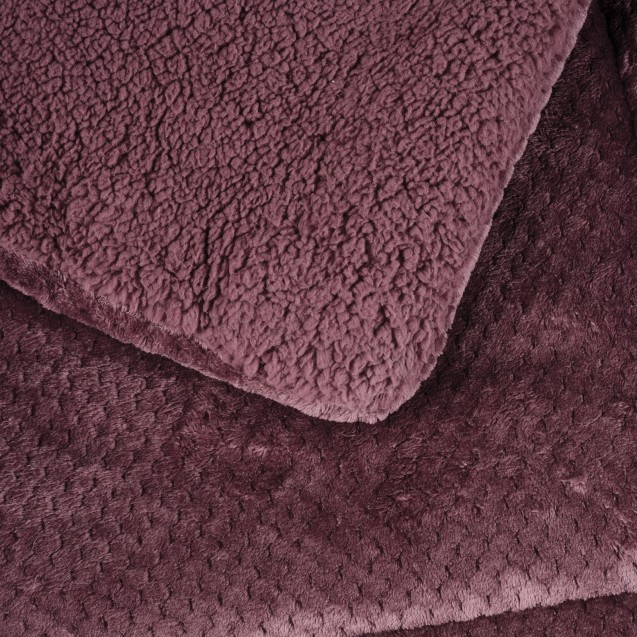Κουβερτοπάπλωμα Μονό με Γούνα Sherpa Das Home 1188 Dark Lilac 160x220 Κουβερτοπάπλωμα Μονό με Γούνα Sherpa Das Home 1188 Dark Lilac 160x220