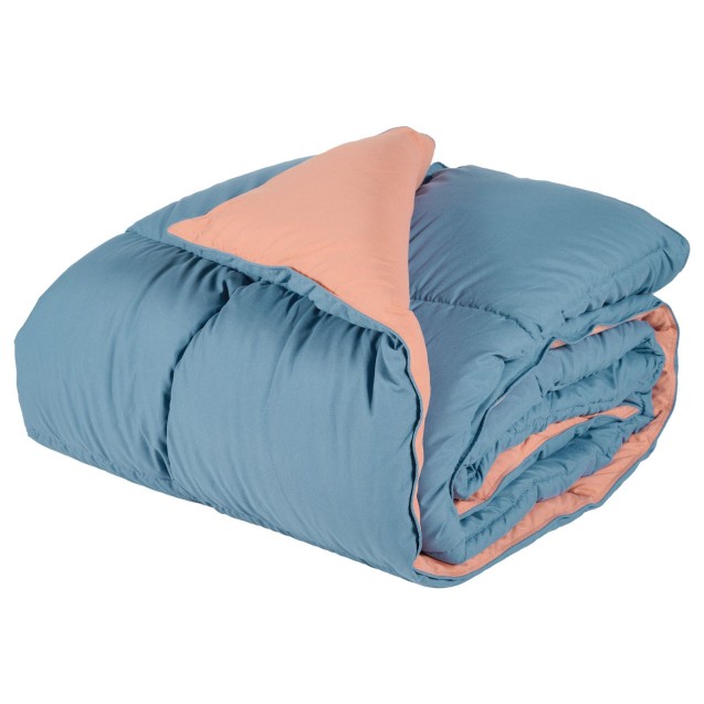 Πάπλωμα Υπέρδιπλο Das Home 9642 Blue-Terracotta 220x240 Πάπλωμα Υπέρδιπλο Das Home 9642 Blue-Terracotta 220x240