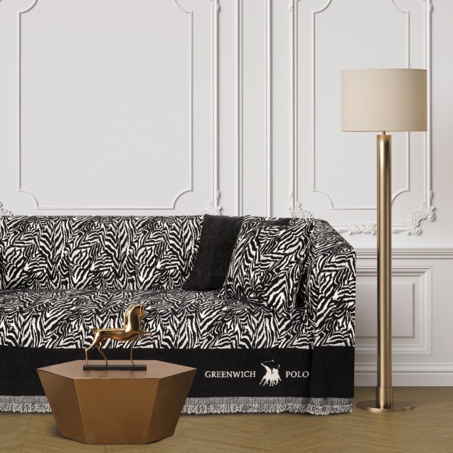 Μαξιλάρι Διακόσμησης Greenwich Polo Club 3935 Taupe-Black 40x40 Μαξιλάρι Διακόσμησης Greenwich Polo Club 3935 Taupe-Black 40x40