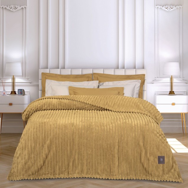 Κουβέρτα Fleece Υπέρδιπλη Greenwich Polo Club 3488 Ochre 220x240 Κουβέρτα Fleece Υπέρδιπλη Greenwich Polo Club 3488 Ochre 220x240