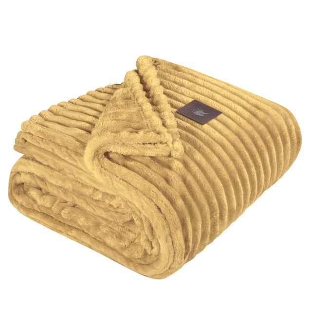 Κουβέρτα Fleece Μονή Greenwich Polo Club 3488 Ochre 160x220 Κουβέρτα Fleece Μονή Greenwich Polo Club 3488 Ochre 160x220
