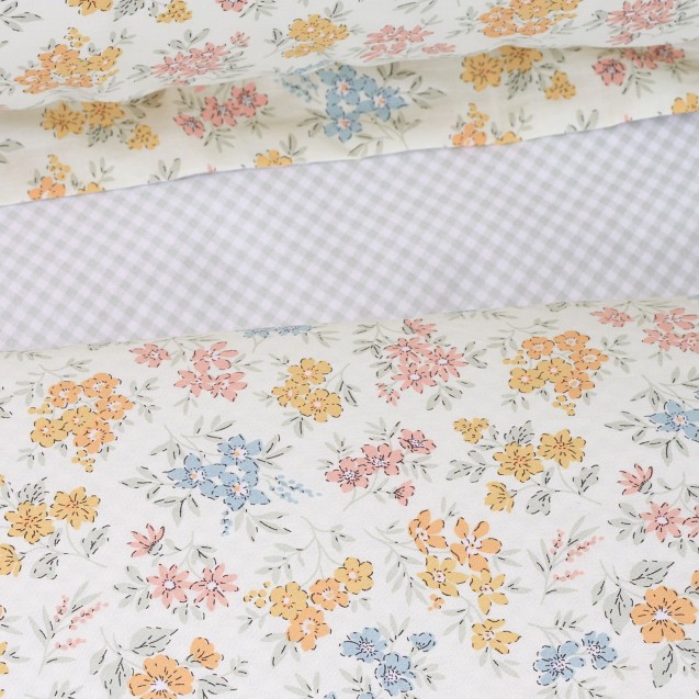 Σετ Σεντόνια King Size 4 Τεμαχίων Das Home 3001 Cream-Mint-Salmon 260x280 Σετ Σεντόνια King Size 4 Τεμαχίων Das Home 3001 Cream-Mint-Salmon 260x280