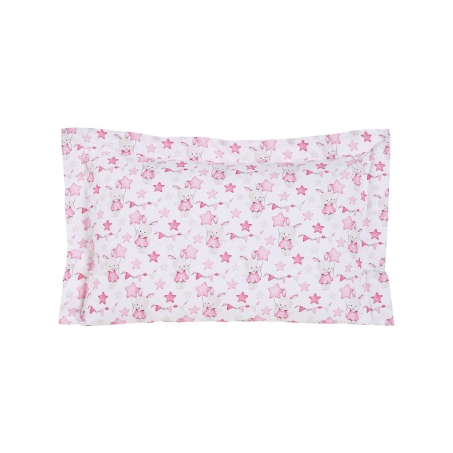 Σετ Σεντόνια Μονά Das Home 4917 White-Pink 170x240 Σετ Σεντόνια Μονά Das Home 4917 White-Pink 170x240