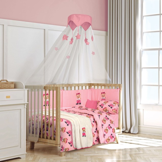 Κουβέρτα Βελουτέ Κούνιας Greenwich Polo Club 8839 Ivory-Pink 110x140 Κουβέρτα Βελουτέ Κούνιας Greenwich Polo Club 8839 Ivory-Pink 110x140