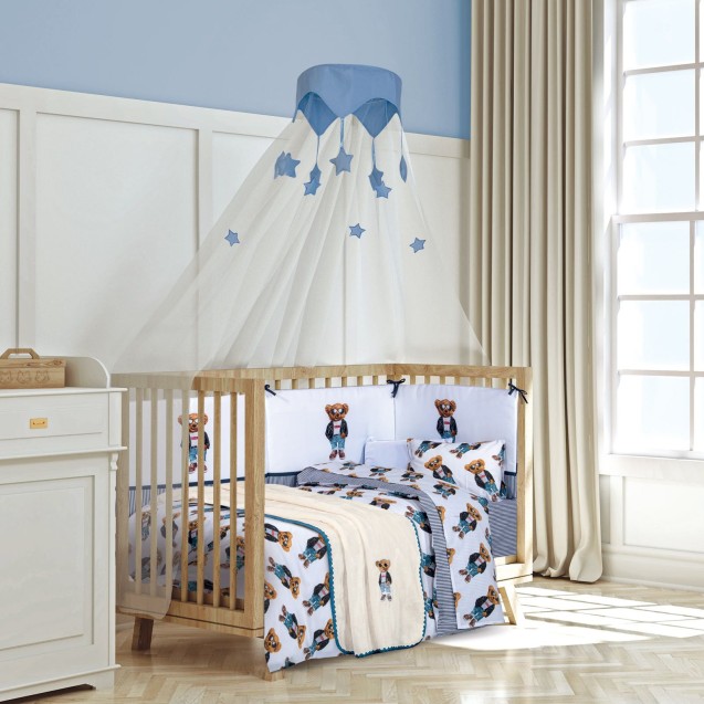 Κουβέρτα Βελουτέ Αγκαλιάς Greenwich Polo 8838 Ivory-Blue 80x110 Κουβέρτα Βελουτέ Αγκαλιάς Greenwich Polo 8838 Ivory-Blue 80x110