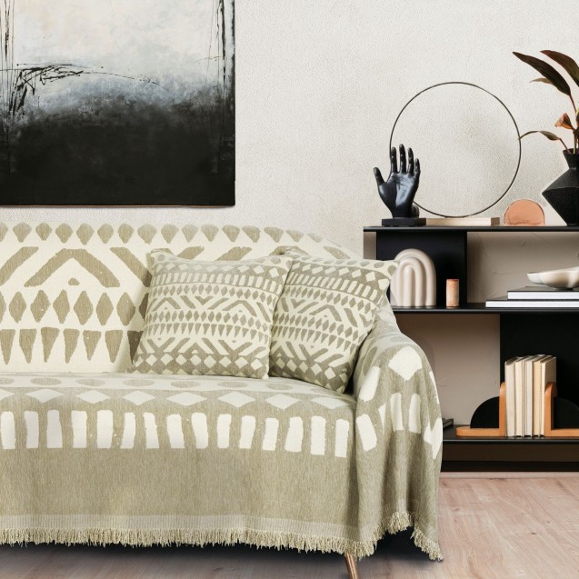 Ριχτάρι Διθέσιου Das Home 0276 Taupe-Cream 180x250 Ριχτάρι Διθέσιου Das Home 0276 Taupe-Cream 180x250