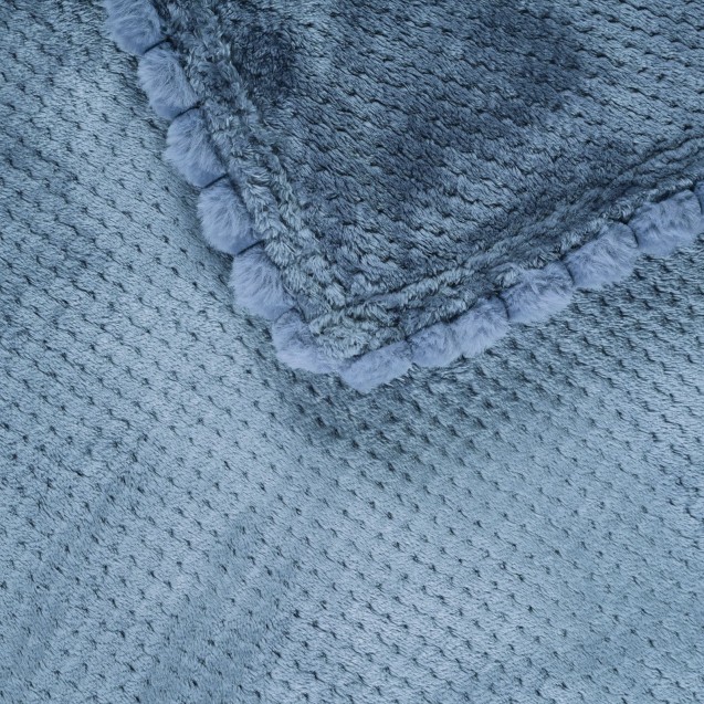 Κουβέρτα Fleece Υπέρδιπλη Das Home 1186 Dusty Blue 220x240 Κουβέρτα Fleece Υπέρδιπλη Das Home 1186 Dusty Blue 220x240