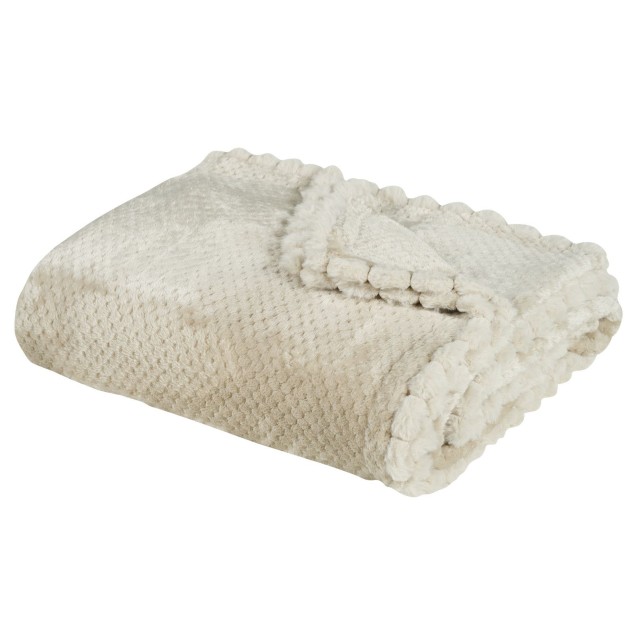 Κουβέρτα Fleece Καναπέ Das Home 1187 Beige 130x170 Κουβέρτα Fleece Καναπέ Das Home 1187 Beige 130x170