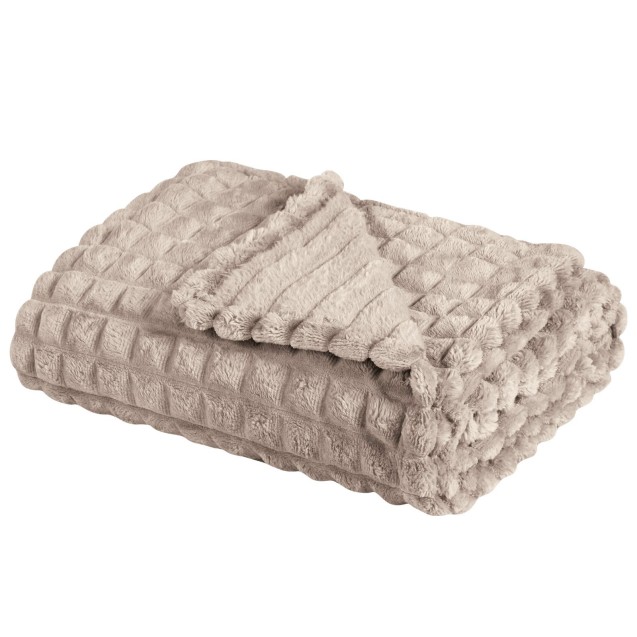 Κουβέρτα Fleece Καναπέ Das Home 1357 Taupe 130x170 Κουβέρτα Fleece Καναπέ Das Home 1357 Taupe 130x170