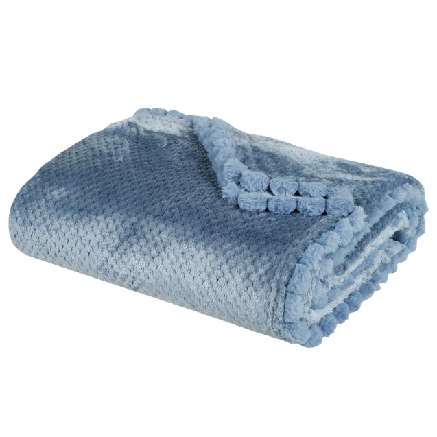 Κουβέρτα Fleece Καναπέ Das Home 1186 Dusty Blue 130x170 Κουβέρτα Fleece Καναπέ Das Home 1186 Dusty Blue 130x170