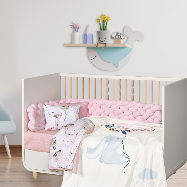 Κουβέρτα Fleece Αγκαλιάς Das Home 4915 Light Blue-Pink-Mint 80x110 Κουβέρτα Fleece Αγκαλιάς Das Home 4915 Light Blue-Pink-Mint 80x110