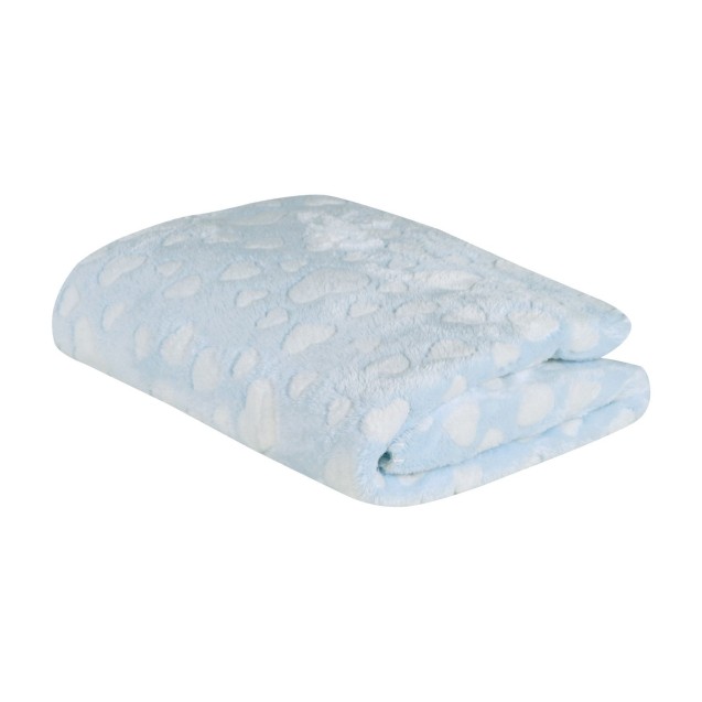 Κουβέρτα Fleece Αγκαλιάς Das Home 4908 Light Blue 75x100 Κουβέρτα Fleece Αγκαλιάς Das Home 4908 Light Blue 75x100