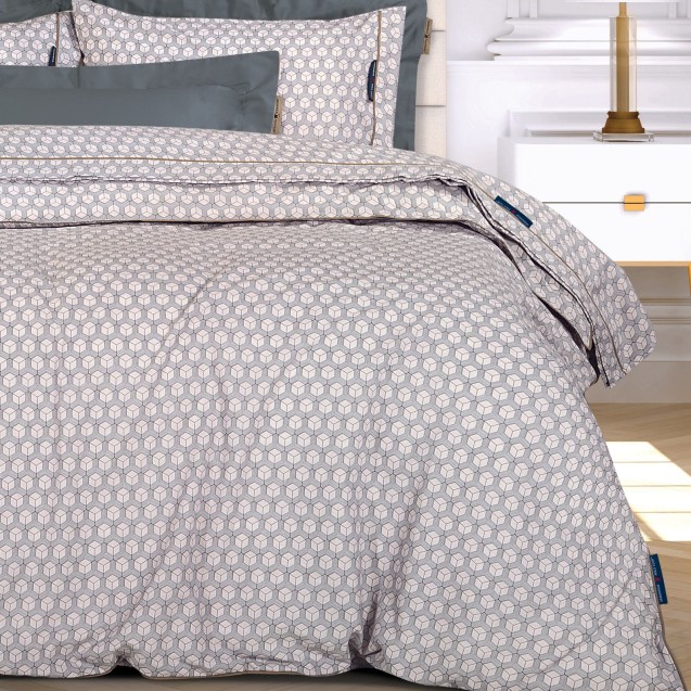 Σετ Παπλωματοθήκη King Size 3 Τεμαχίων Greenwich Polo Club 2215 Black-Taupe 240x260 Σετ Παπλωματοθήκη King Size 3 Τεμαχίων Greenwich Polo Club 2215 Black-Taupe 240x260