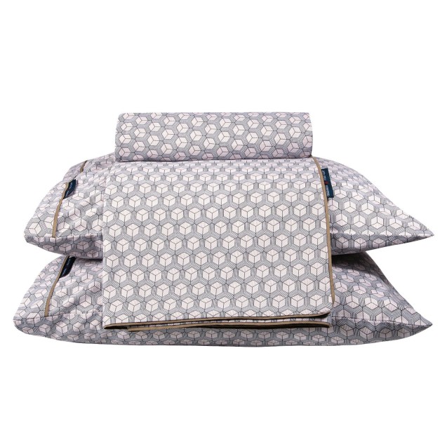 Σετ Παπλωματοθήκη King Size 3 Τεμαχίων Greenwich Polo Club 2215 Black-Taupe 240x260 Σετ Παπλωματοθήκη King Size 3 Τεμαχίων Greenwich Polo Club 2215 Black-Taupe 240x260