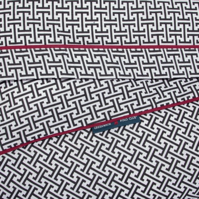 Σετ Παπλωματοθήκη Υπέρδιπλη 3 Τεμαχίων Greenwich Polo Club 2213 Grey-Black 220x240 Σετ Παπλωματοθήκη Υπέρδιπλη 3 Τεμαχίων Greenwich Polo Club 2213 Grey-Black 220x240