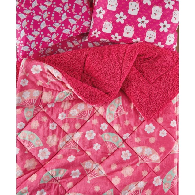 Παιδικό Κουβερτοπάπλωμα Ημίδιπλο Kentia Maneki 180x230 Παιδικό Κουβερτοπάπλωμα Ημίδιπλο Kentia Maneki 180x230