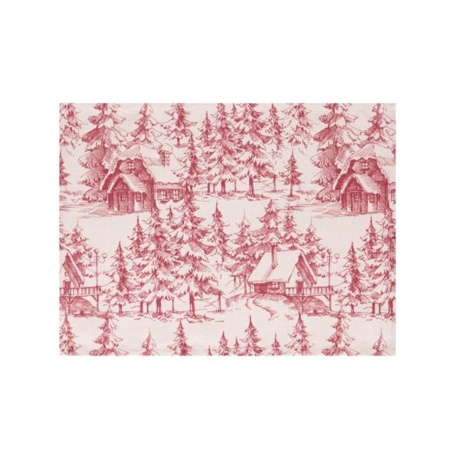 Σετ Σουπλά 4 Τεμαχίων Kentia Snow 2419 33x45 Σετ Σουπλά 4 Τεμαχίων Kentia Snow 2419 33x45