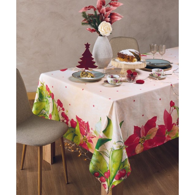 Τραπεζομάντηλο Kentia Snow 2426 135x180 Τραπεζομάντηλο Kentia Snow 2426 135x180