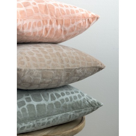 Μαξιλαροθήκη Διακόσμησης Palamaiki 45x45 FLO GREY