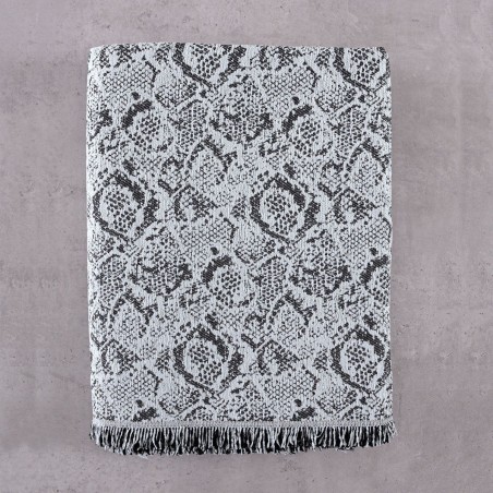 Μαξιλαροθήκη Διακόσμησης Rythmos Snake Μπεζ 40x40