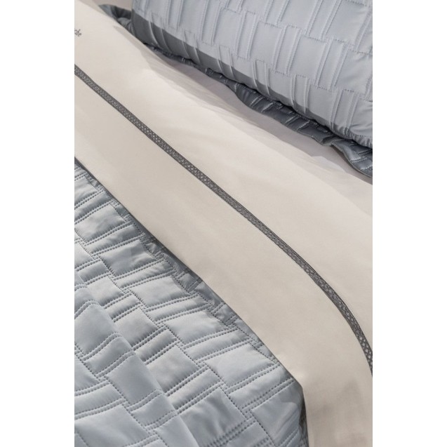 Σετ Κουβερλί King Size 3 Τεμαχίων Guy Laroche Brick Silver 240x250 Σετ Κουβερλί King Size 3 Τεμαχίων Guy Laroche Brick Silver 240x250