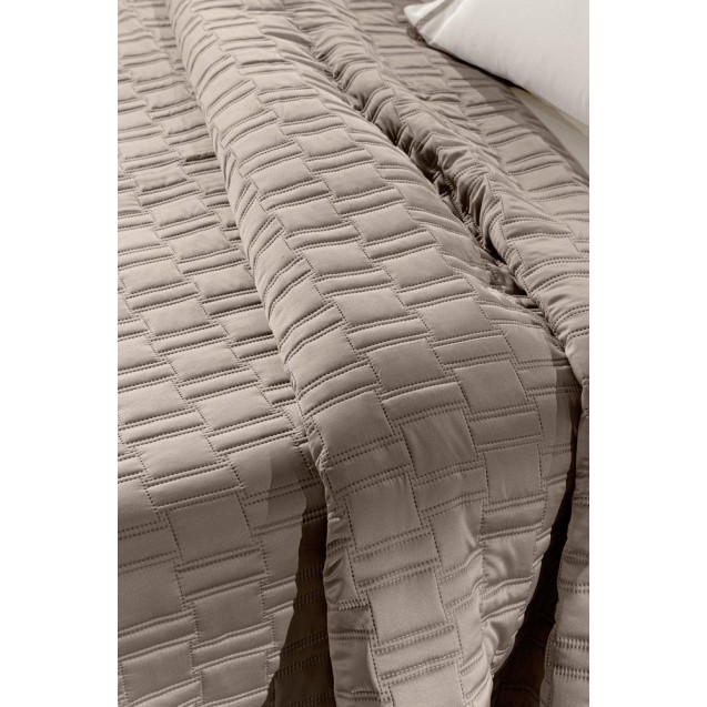 Σετ Κουβερλί King Size 3 Τεμαχίων Guy Laroche Brick Taupe 240x250 Σετ Κουβερλί King Size 3 Τεμαχίων Guy Laroche Brick Taupe 240x250