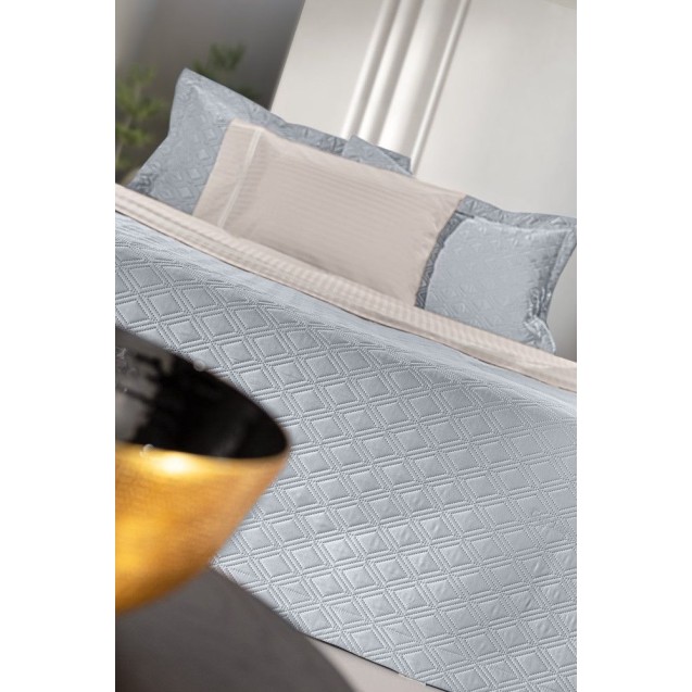 Σετ Κουβερλί King Size 3 Τεμαχίων Guy Laroche Honour Silver 240x250 Σετ Κουβερλί King Size 3 Τεμαχίων Guy Laroche Honour Silver 240x250